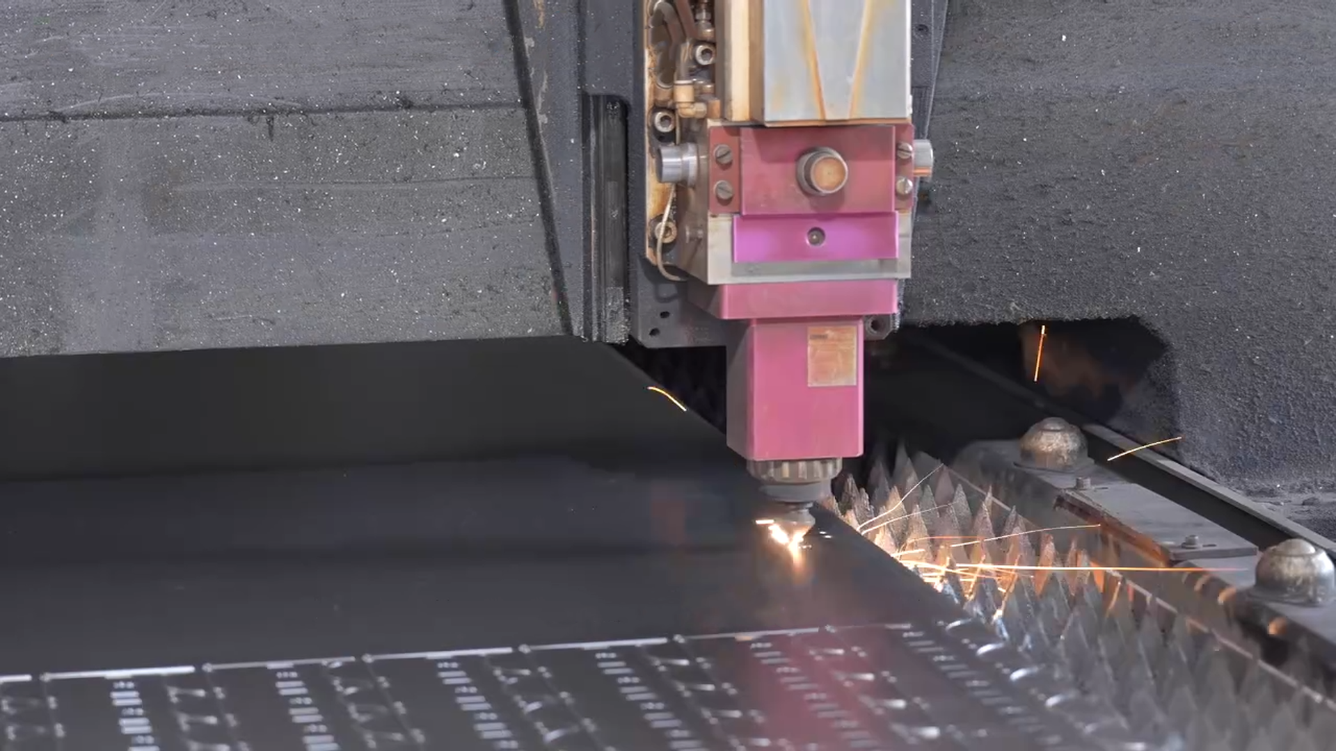 Laser Cutting production equipment and components